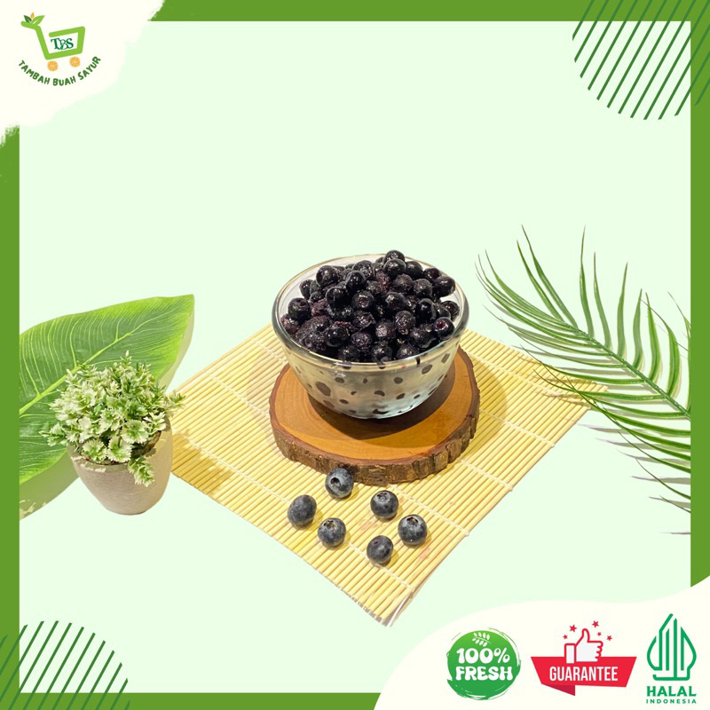 

BLUEBERRY FROZEN 250 GR (KHUSUS SAMEDAY DAN INSTAN)