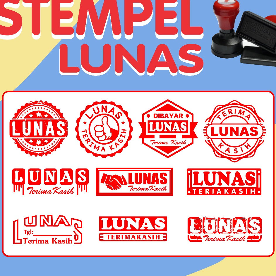 

Stempestempel otomatisstempel lunas