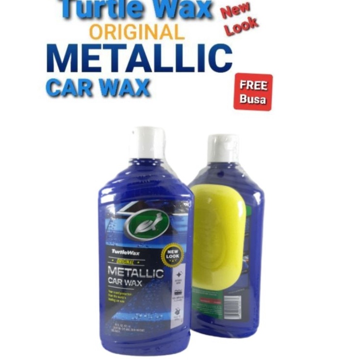 Turtle Wax Metallic Car Wax Poles Pengkilap Body Silicone Silikon Glaze Original