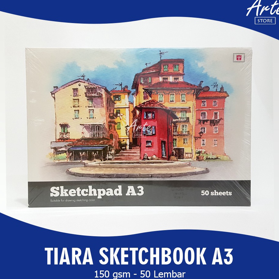 

Grosir Tiara Artist Sketch Pad A3 5 lembar