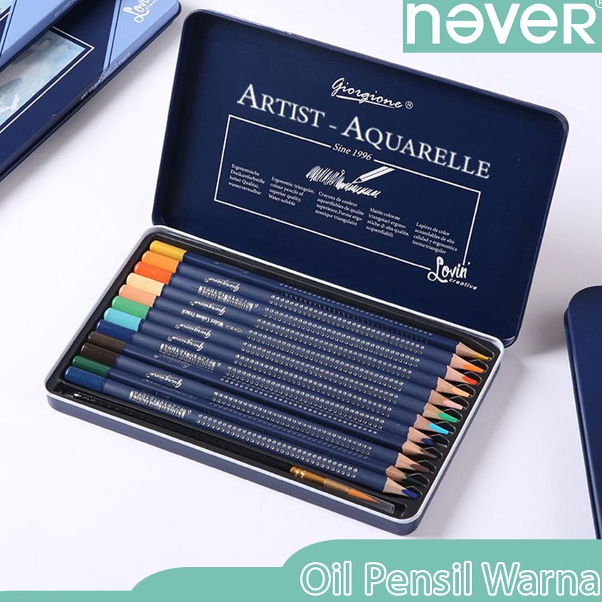 

Klasik Never Offiicial Oil Pensil Warna 122448 WaterColor Pencil Color