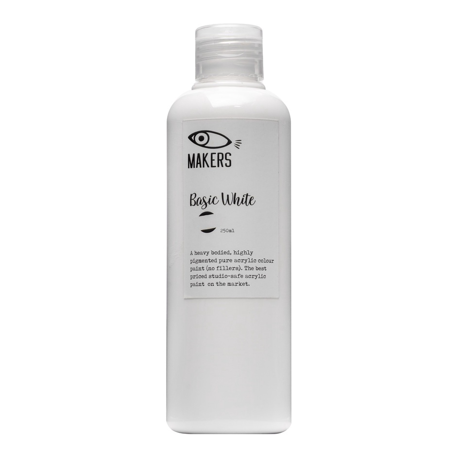 

Basic White Acrylic Paint 25ml by MAKERS