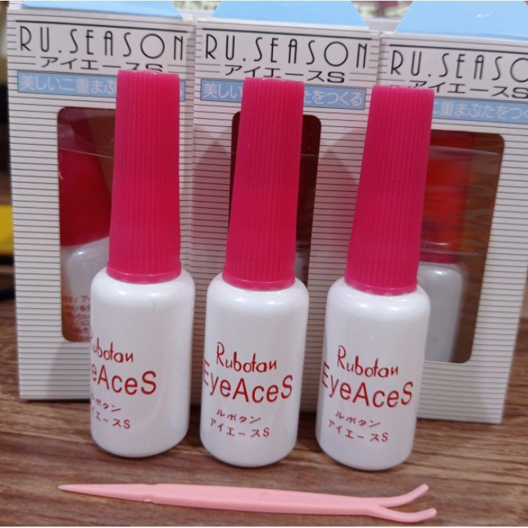 Lem bulu mata rubotan botol kaca  Lem Bulu Mata Evermate Made In korea Waterproof