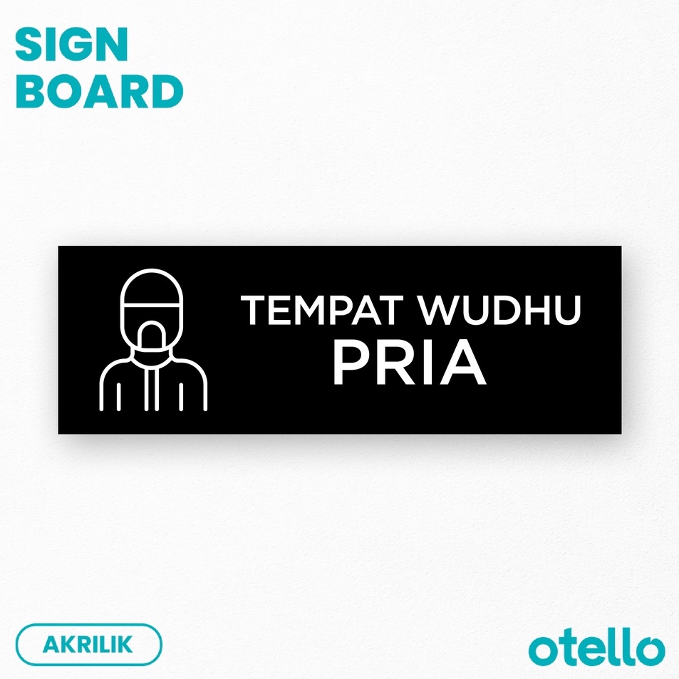 

Harga Murah Sign Tempat Wudhu Pria Wanita Sign Board Wudu Mushola Akrilik UV Print Papan Nama Ruangan Petunjuk Ruang UV Print