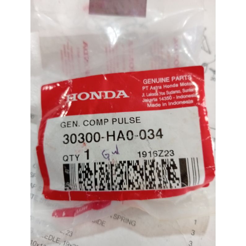 GEN,COMP,PULSE/PulserSpull Honda Tiger,M,Pro,ProNT,MaxNT asli100% AHM kode 30300-HAO-034