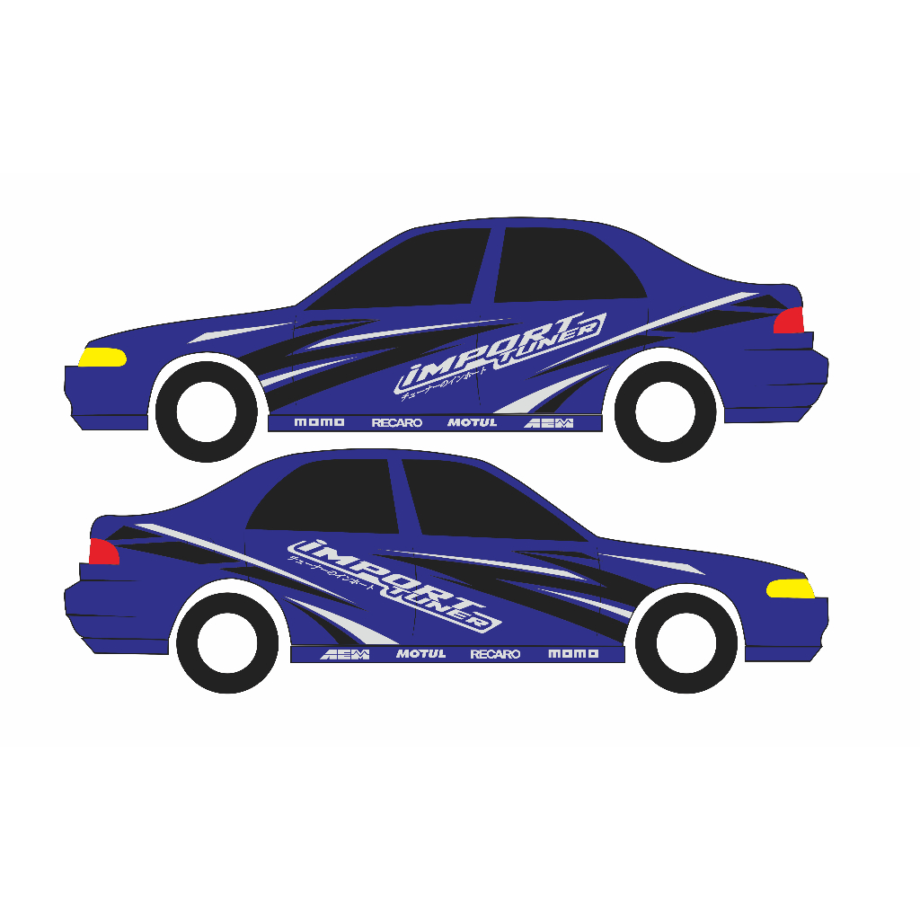 STIKER LIS CUTING MOBIL SEDAN