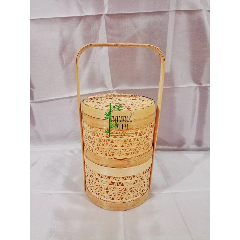 Rantang Kecil / Rantang Teruntum / Rantang Bambu / Hampers / Tempat Hantaran