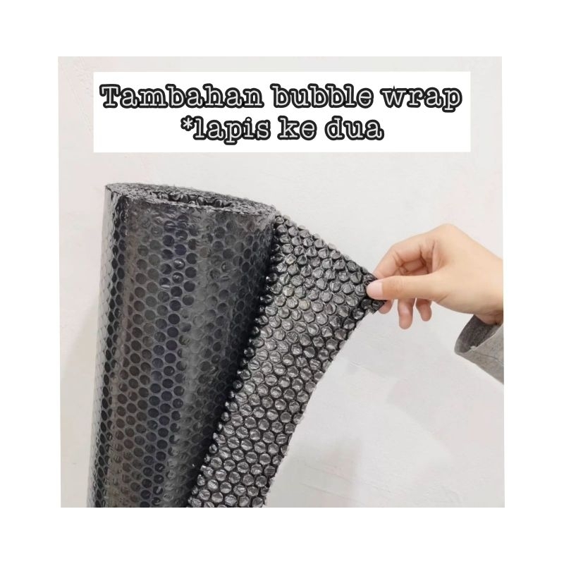 

Tambahan Bubble Warp Lapis Dua Lapis & Kardus