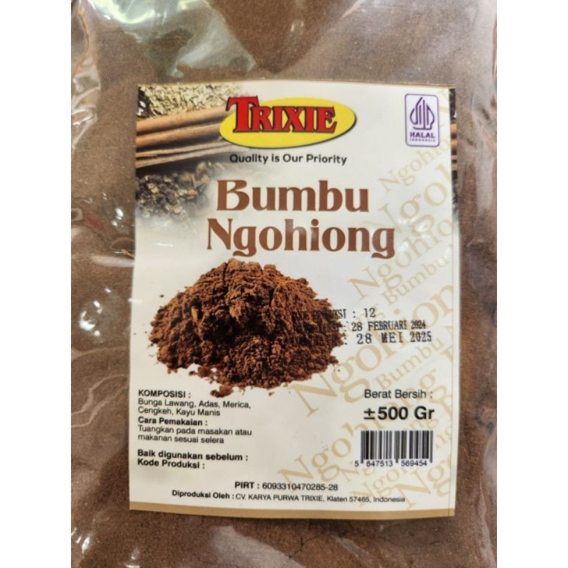 

Bumbu Ngohiong 500 Gram/ Bumbu Ngohiong Repack