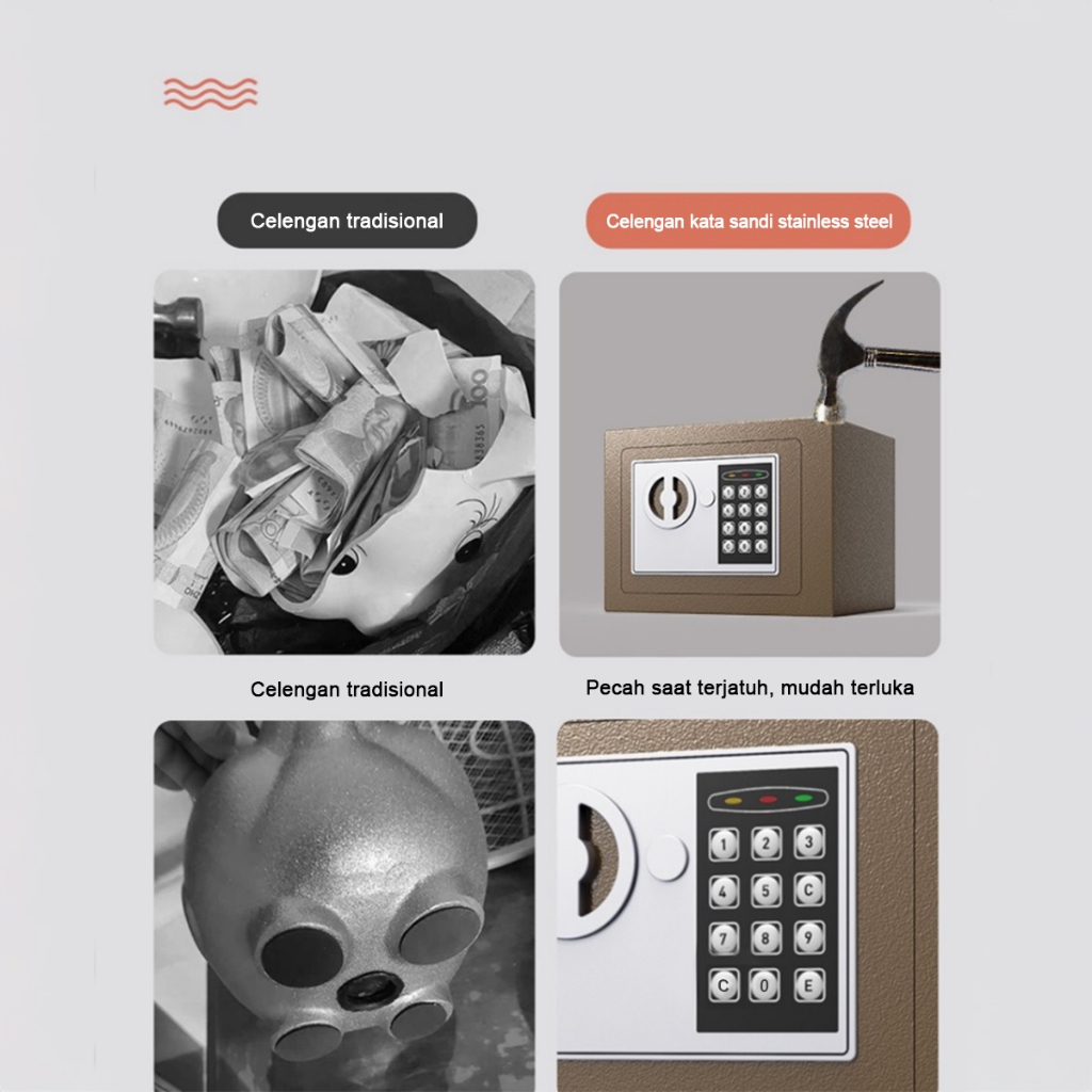 UCI_HUU COD JT KOTAK UANG BRANKAS MINI BRANKAS MINI BRANKAS UANG BRANKAS BESI BRANKAS TAHAN API