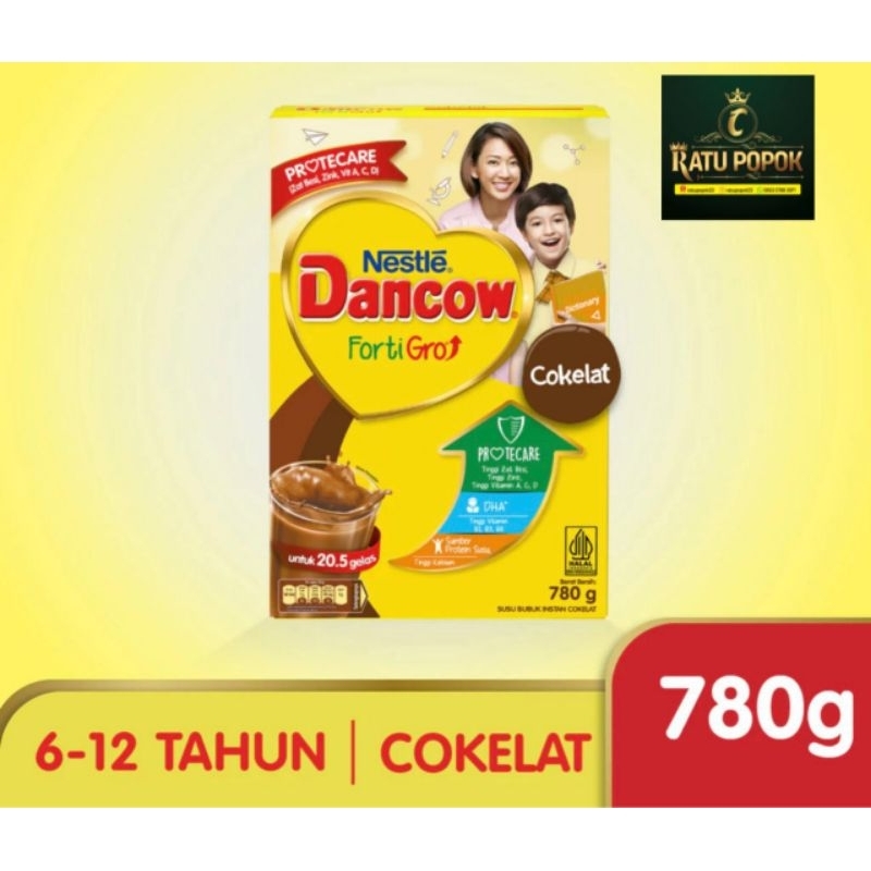 

Dancow Fortigrow Rasa Coklat 780kg Usia 6-12tahun