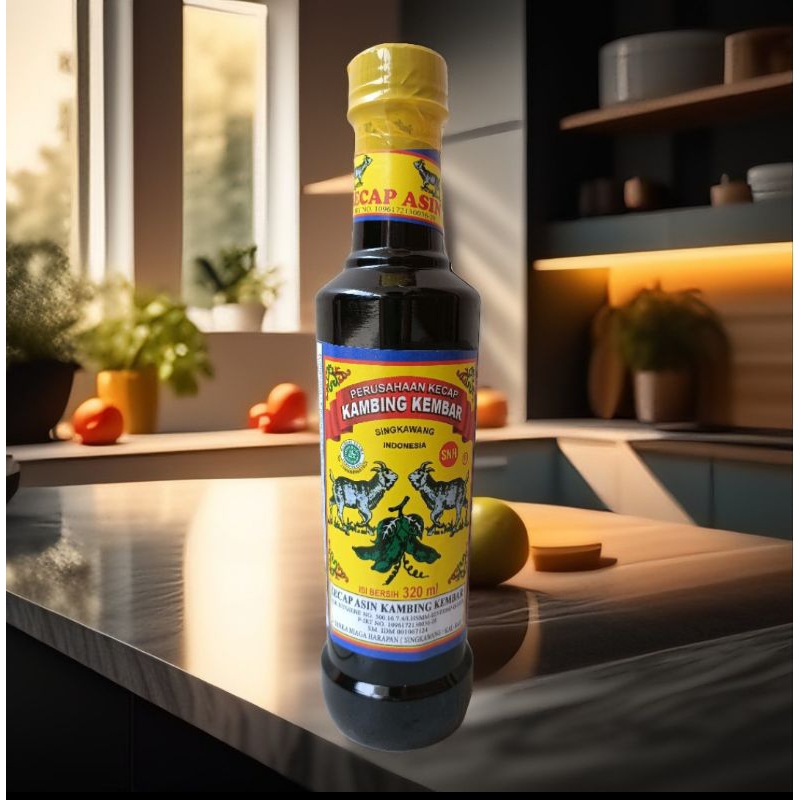 

kecap asin kambing kembar singkawang isi 320ml