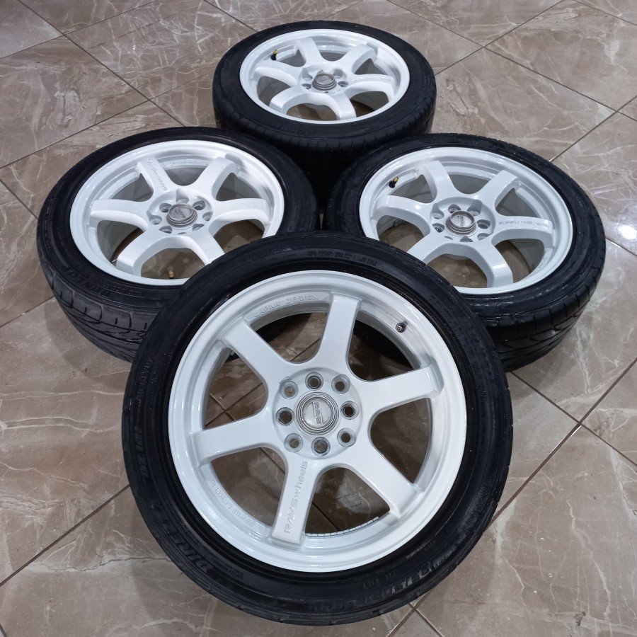 Velg Mobil Bekas Vios Jazz Yaris Avanza Xenia Swift Siurion TE37 R16