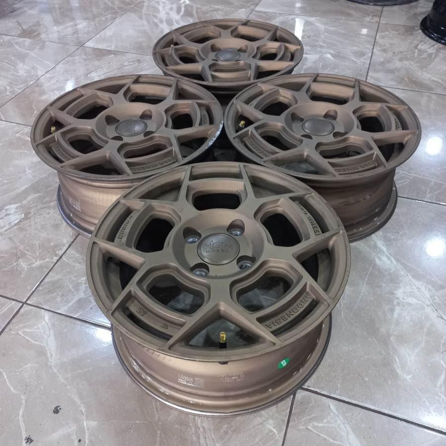 Velg Mobil Bekas Brio Ayla Sirion Agya Sigra DESING DECA R14