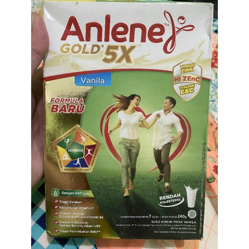 

Susu Anlene Gold Gold 5x 240 gram Vanila
