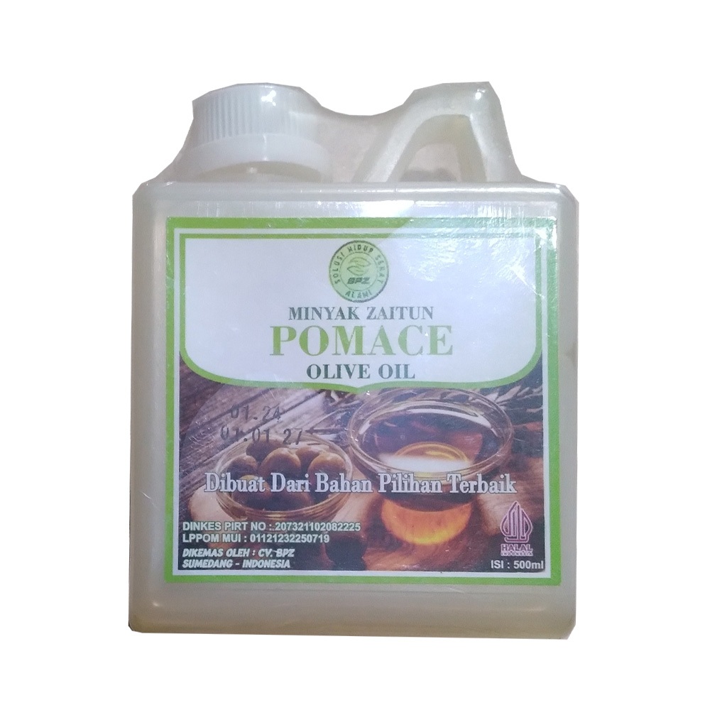 

Pomace Olive oil BPZ Minyak zaitun Pomace 500 ml