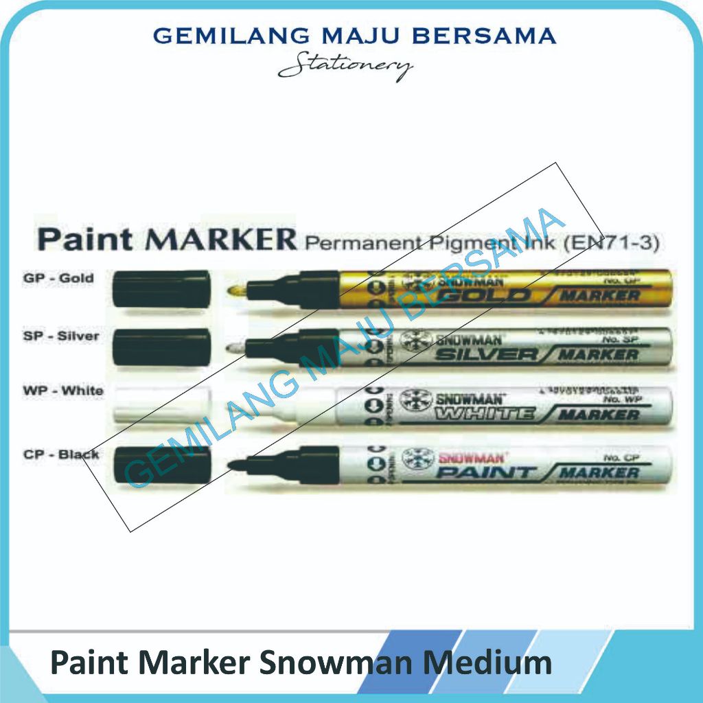 

Spidol Snowman Paint Marker ( Fine )