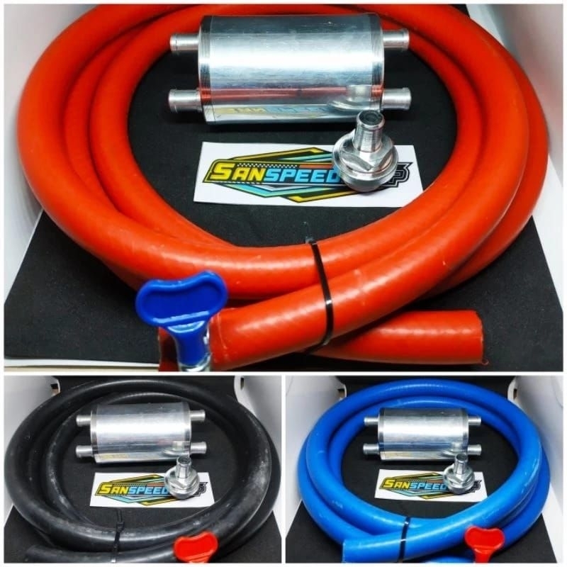 PAKET TABUNG HAWA UNTUK SEMUA MOTOR YAMAHA HONDA SUZUKI KAWASAKI KLX TUTUP OLI SELANG HAWA MOTOR