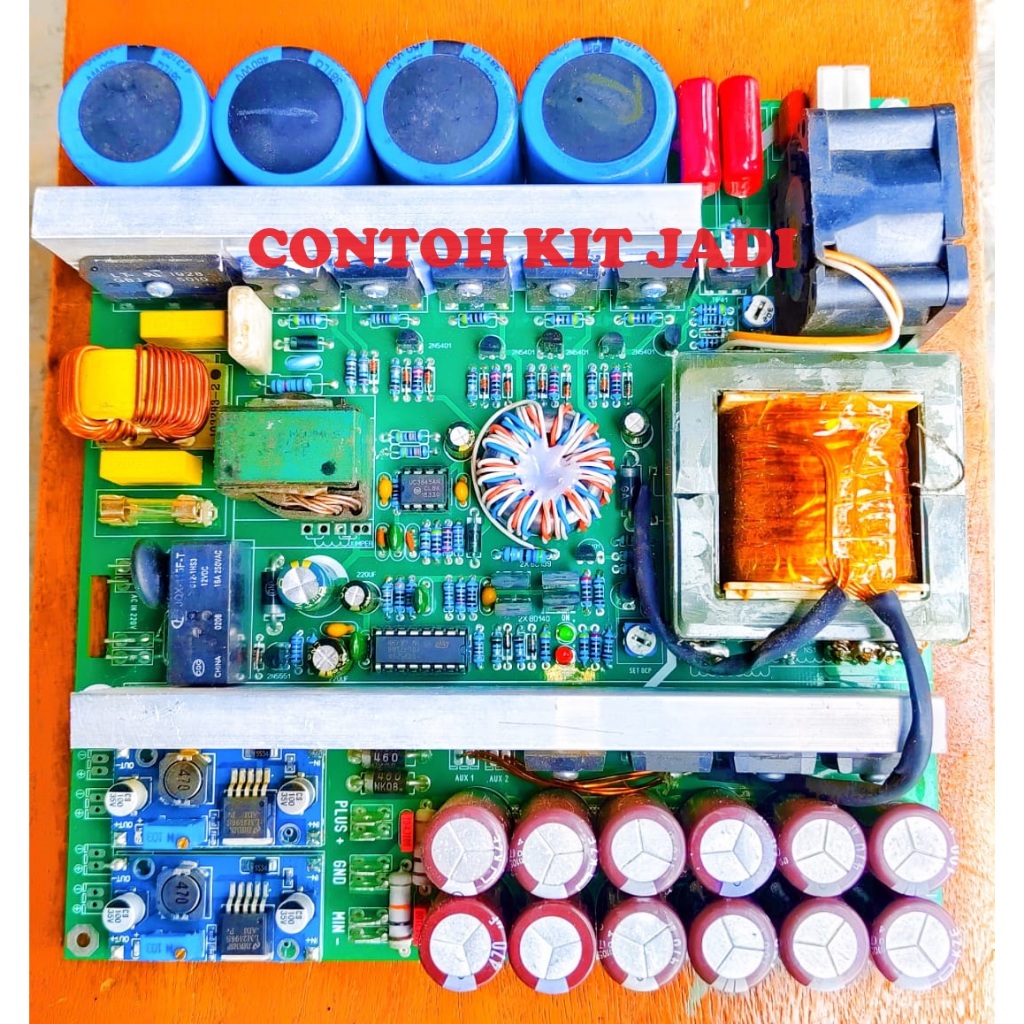 PCB SMPS FULLBRIDGE TRAFO ELTEK revisi cek gambar nomer 2