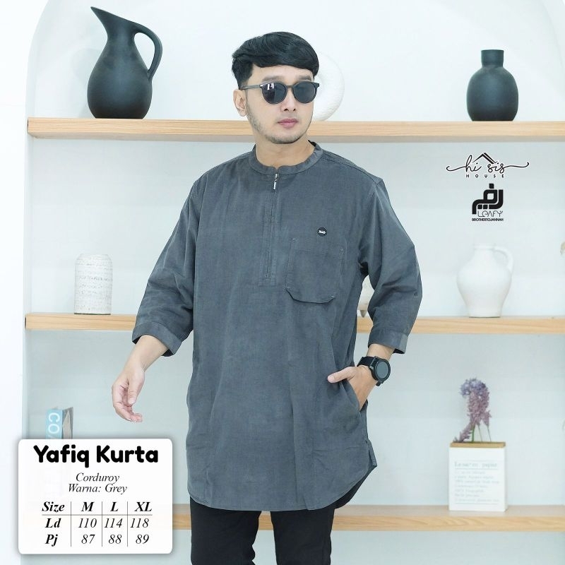 KURTA DEWASA  HIDO/YAFIQ KURTA ORIGINAL LEAFY