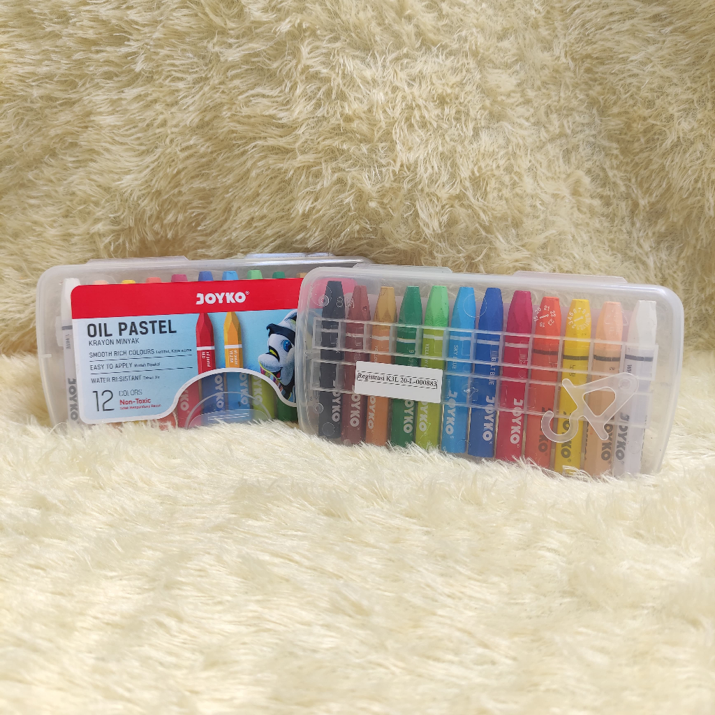 

CRAYON JOYKO / KRAYON MINYAK 12 COLORS