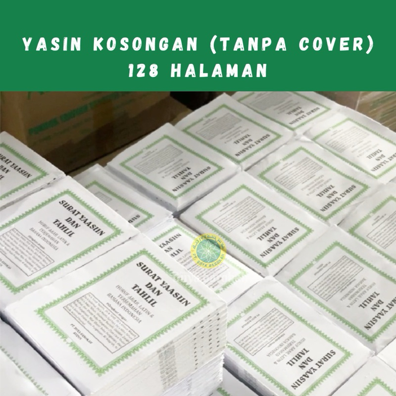Blangko Yasin Tahlil 128 Halaman Tanpa Cover Buku Yasin Kosongan Paling Murah