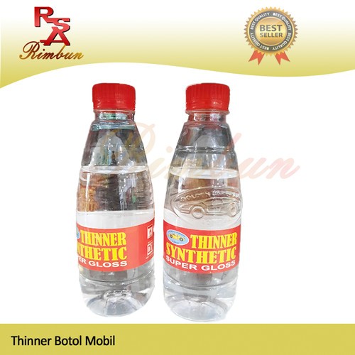 THINNER CAP MOBIL SYNTHETIC SUPER GLOSS 300ML / TINER CAT MINYAK