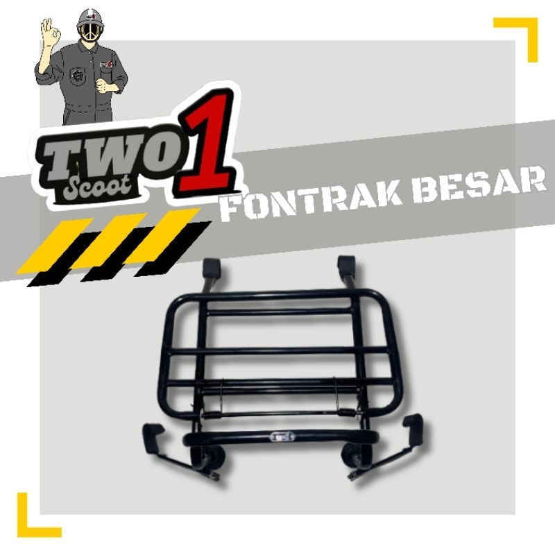 FrontRack Vespa/rak depan vespa