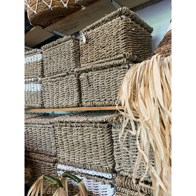 Keranjang rangka besi kotak