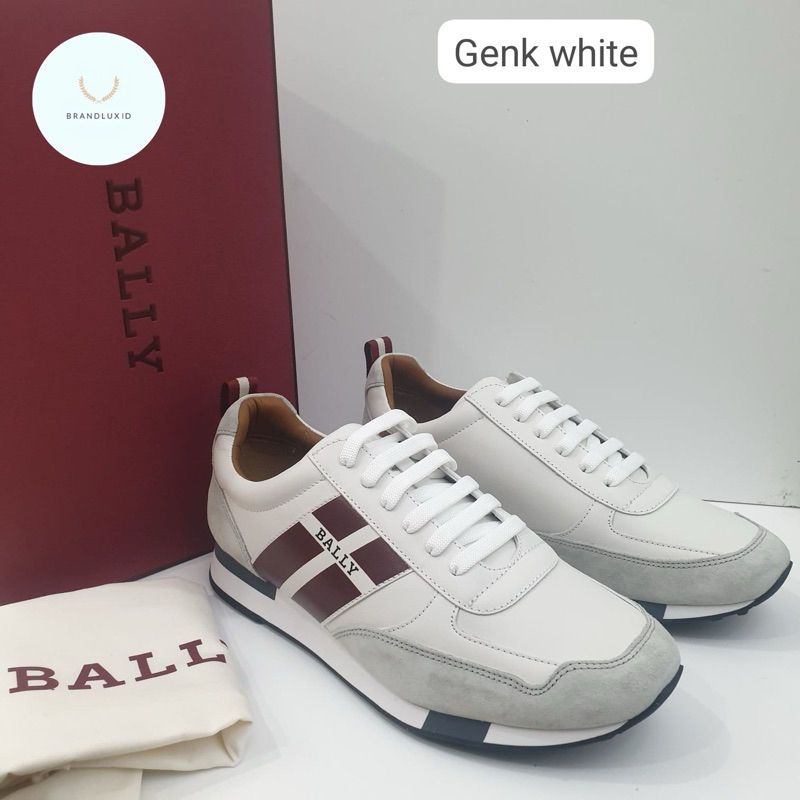 Bally Genk Ghaccio/white calf Plain sneakers