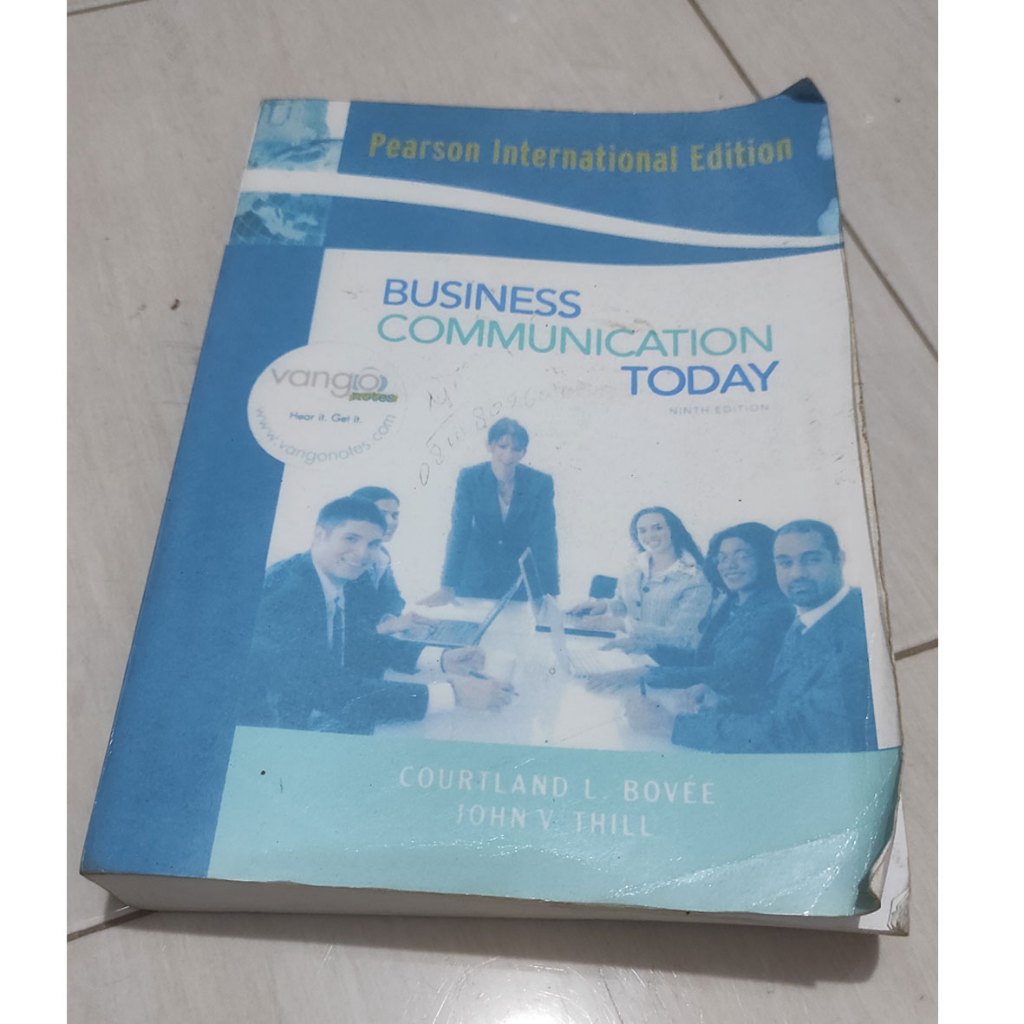 Buku BUSINESS COMMUNICATION TODAY (SEKEN) - Pearson International Edition
