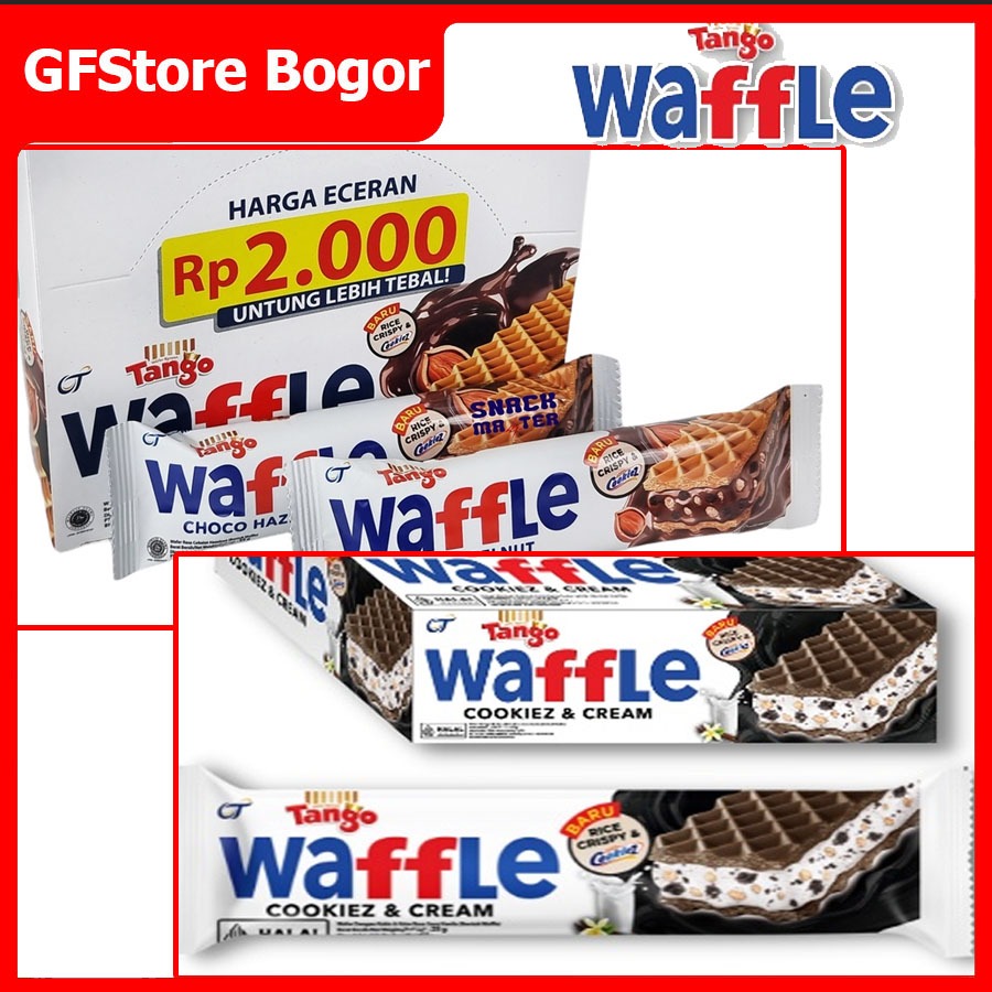 

Tango Waffle Wafer BOX - Netto 12 pcs x 25 gr /Variant Vanila & cokelat