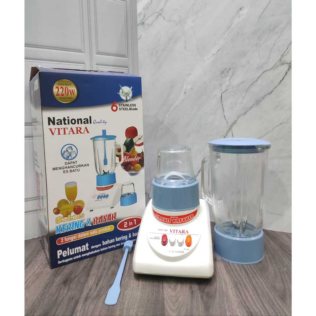 BLENDER KACA VITARA / BLENDER KACA 2 IN 1  / BLENDER KACA SACHIKO 1.5 LITER / BLENDER BUAH / BLENDER
