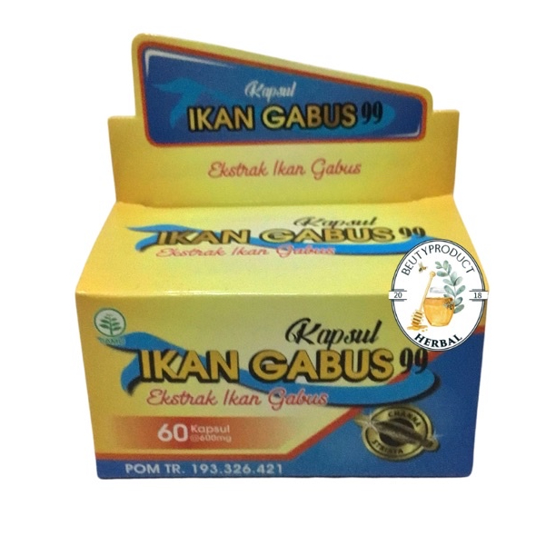 KAPSUL IKAN GABUS GABUMIN 60 kapsul