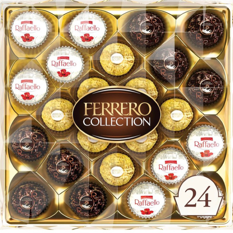 Ferrero Collection Fine Assorted Confections 259g isi 24pcs Mix of Rondnoir, Rocher, Raffaello