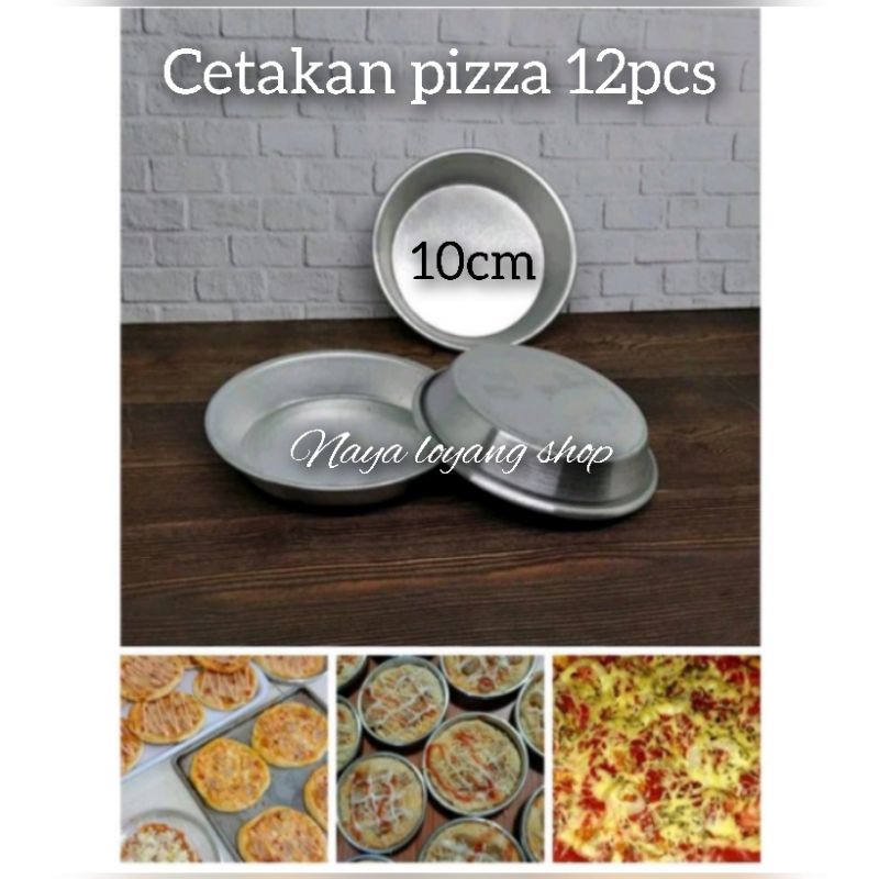 12pcs loyang pizza / cetakan pizza mini / teflon pizza murah COD