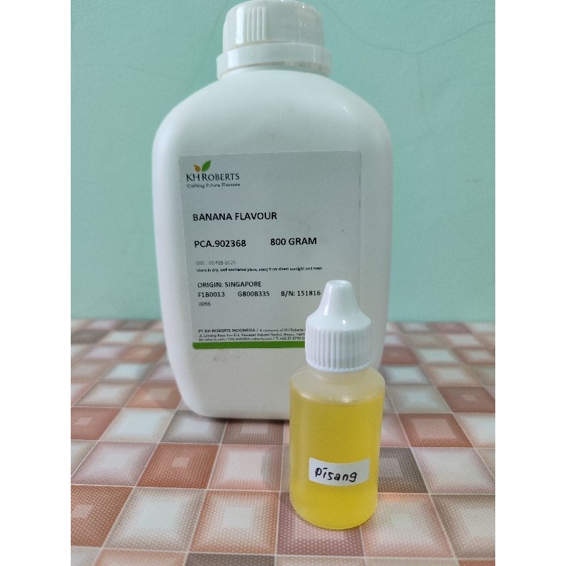 Essen biang Banana/pisang KH robert singapura repack 10-30ml