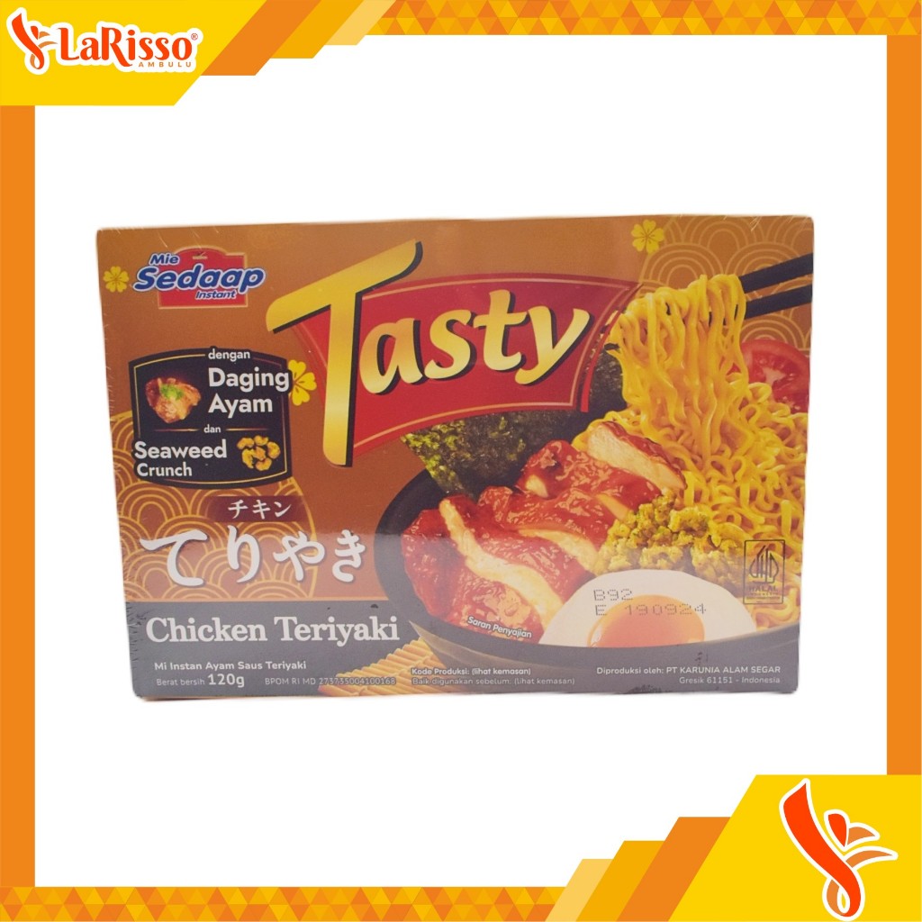 

MIE SEDAAP TASTY 120GR CHICKEN TERIYAKI