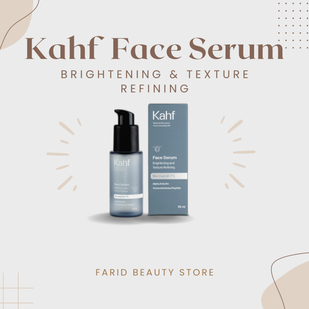 Kahf Face Serum Brightening and Texture Refining Serum Wajah Pria