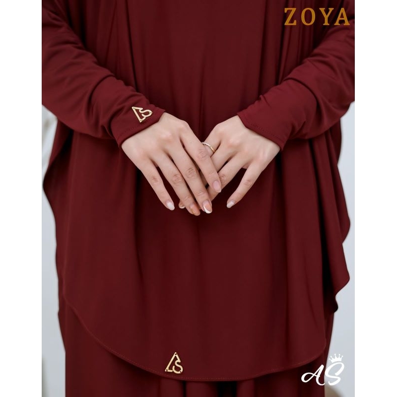 Zoya Gamis set bergo by ayu sandra