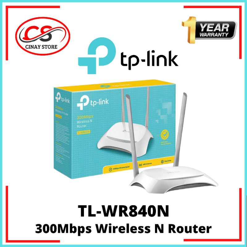 TPLink TL-WR840N TL-WR820N 300Mbps Router Wireless 2 Antena WR840N WR840 840N