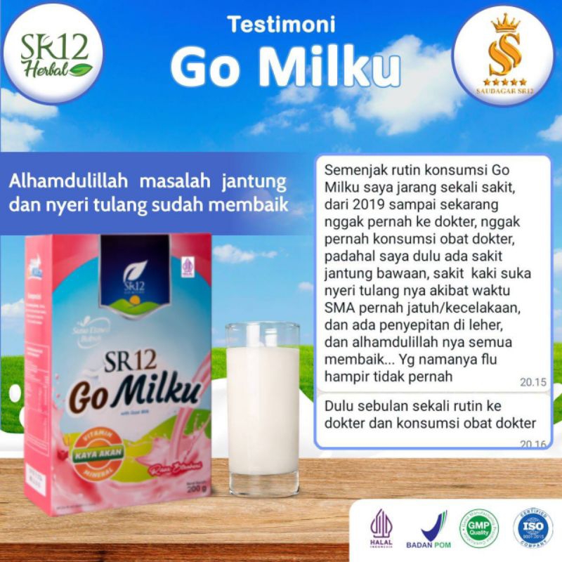 

[ SR12 ] GO MILKU/ SUSU KAMBING/ ETAWA GOATMILK/ GRADE A