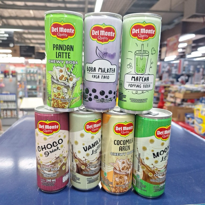

DelMonte Latte Drink 240ml kaleng aneka rasa