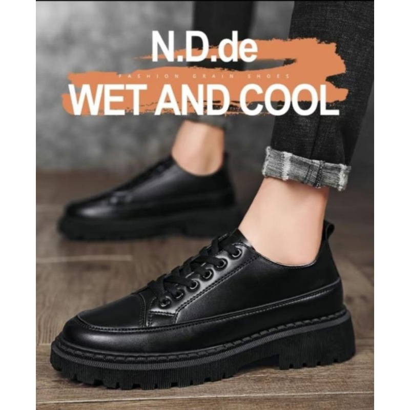 Sepatu pantofel Docmart Oxford pria terbaru / Sepatu tali Oxford murah / Pantofel tali pria terbaru