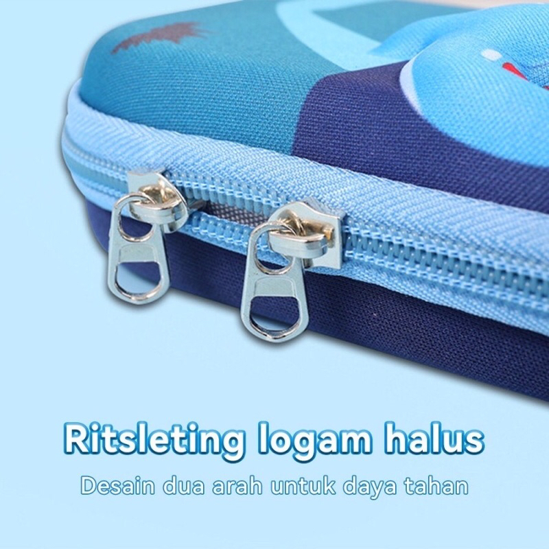 

MD- TEMPAT KOTAK PENSIL 3D ANAK SEKOLAH KARAKTER PEN PENCIL CASE 3D TIMBUL BAHAN EVA ANTI AIR