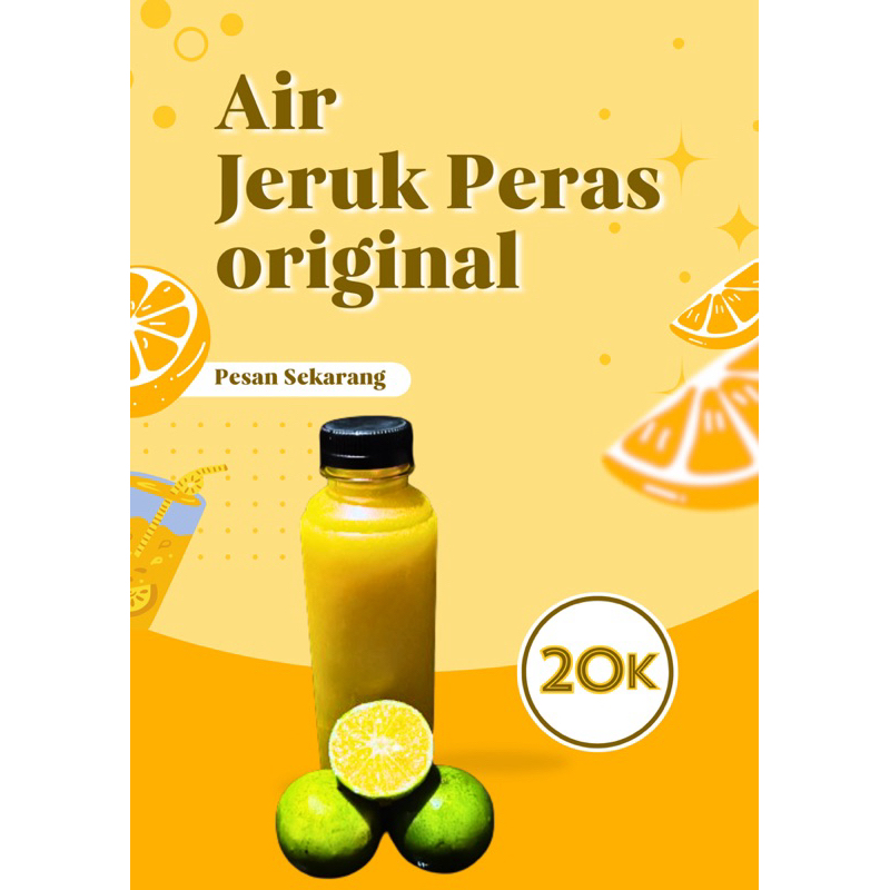 

Air Jeruk Peras Original