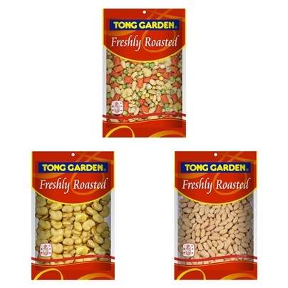 

Tong Garden 1kg (Party Snack, Salted Broad Beans Without Skin, Salted Peanuts)