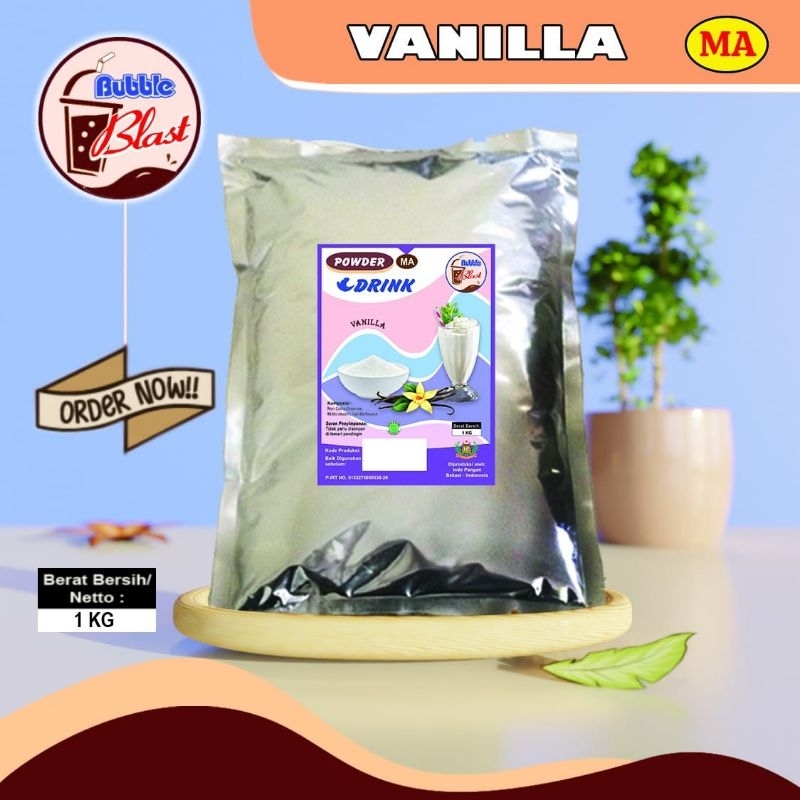 

Powder Minuman Rasa Vanilla Original 1kg / Bubuk Minuman Rasa Vanilla Original 1kg