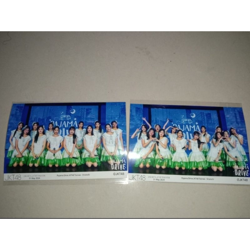 PHOTOGRUP SHONICHI SETLIST PAJAMA DRIVE TRAINEE JKT48