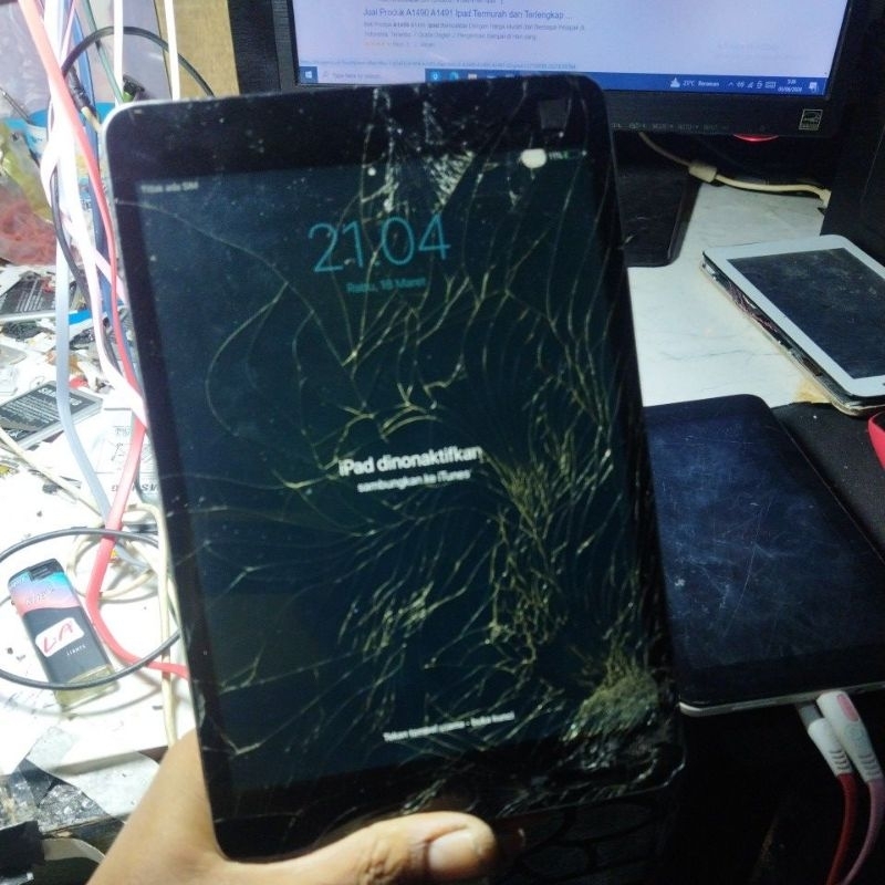 iPad mini 2 A1490 hidup minus